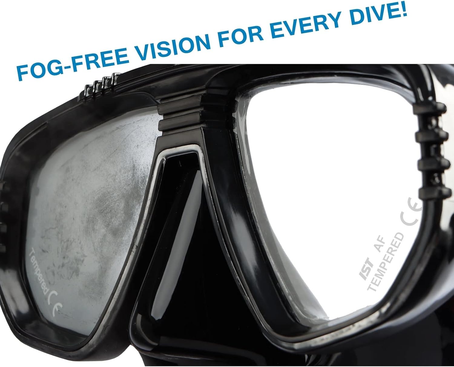 IST MP203 Hunter Twin Tinted Lens Low Volume Diving Snorkeling Spearfishing Mask