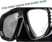 Vista 3 de IST MP203 Hunter Twin Tinted Lens Low Volume Buceo Snorkeling Máscara de Pesca Submarina