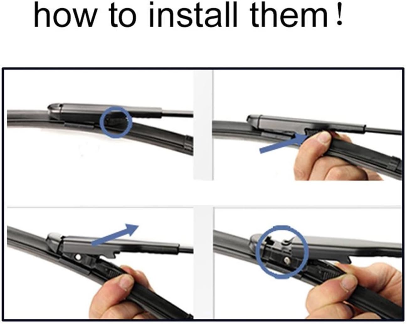 Wipers Replacement Kit For Ford For MD2 DXA C-max CB7 CEU 1.6 1.8 2.0 L SEL 2005 2007 2010 2012 2013 2015 2017 Car Dual Rubber Wipers.