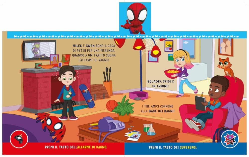 Spidey e i suoi fantastici amici. Premi e ascolta. Ediz. a colori