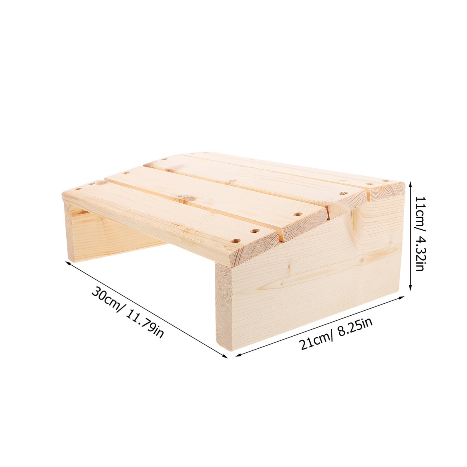 GALPADA Poggiapiedi e Design Confortevole in Legno Ergonomico Inclinato Superficie Antiscivolo per Ufficio e Casa Scrivania