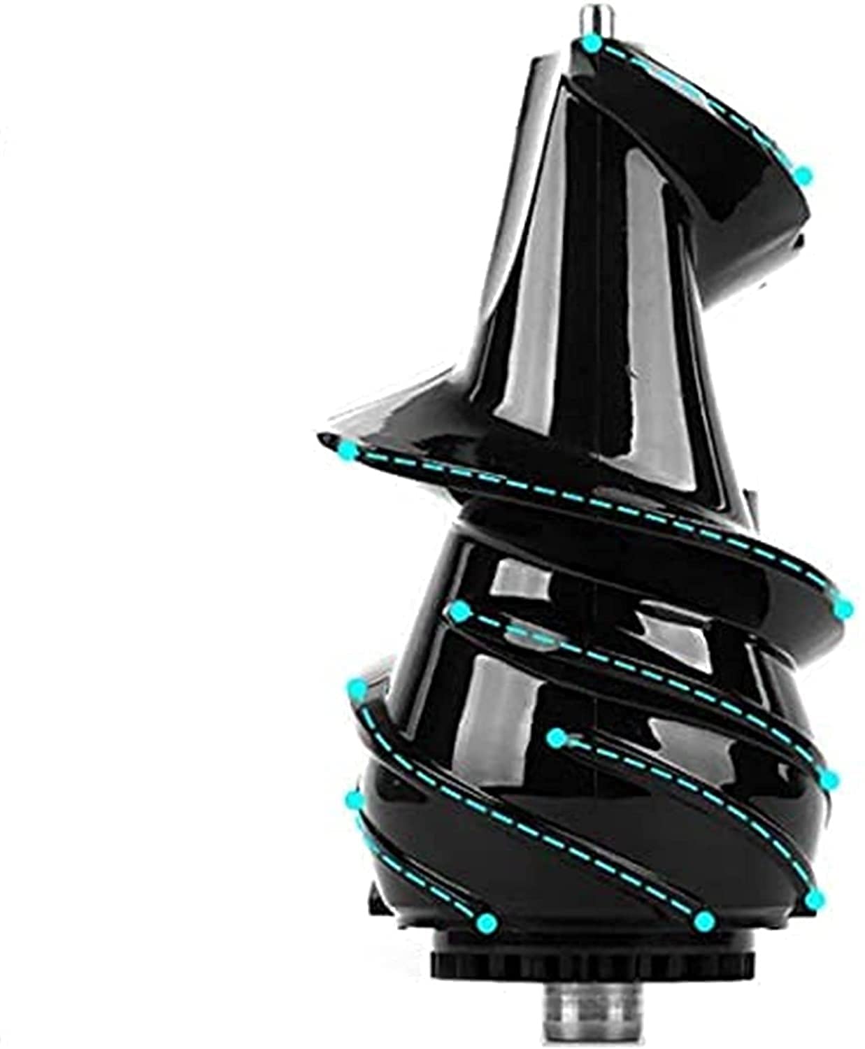 MIIKHI Juicer Juicer, Household Small Stainless Steel Large Caliber Juice Machine Slow Speed Slag Juice Separation Raw Juice