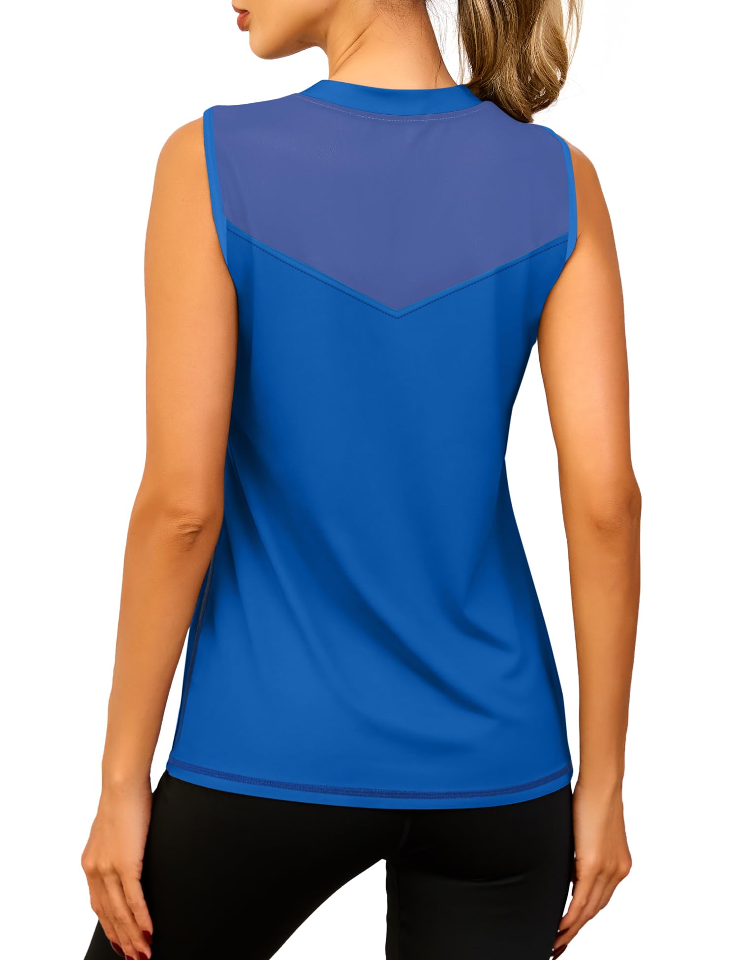 Camiseta Tirantes Deportiva para Mujer Camisetas sin Mangas Yoga Fitness Top Deportivo Mujer - 5