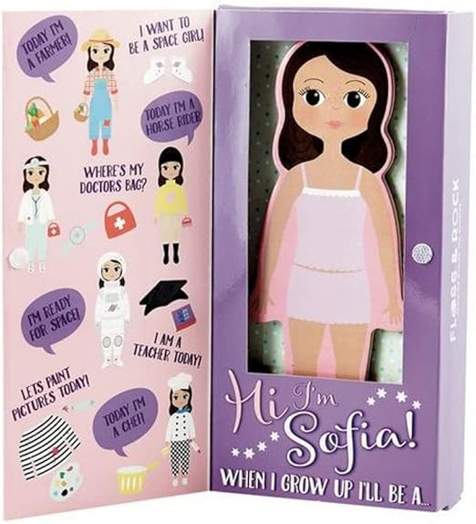 Floss & Rock Magnetic Dress Up Character - Sofia