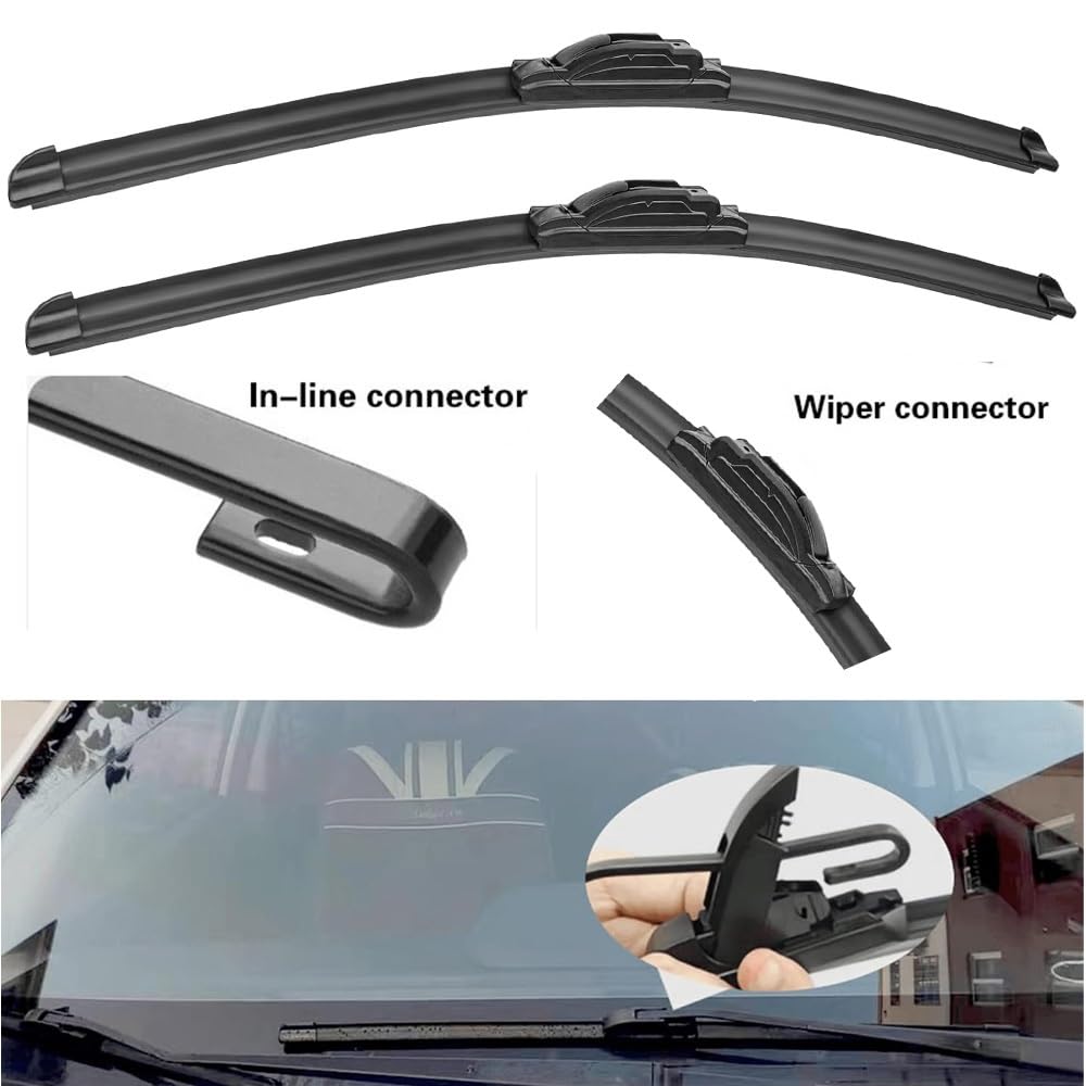 AOQ Set 3 Tergicristalli Aero Flat Per Citroen C3 (11/09-10/16) – Anteriori E Posteriore