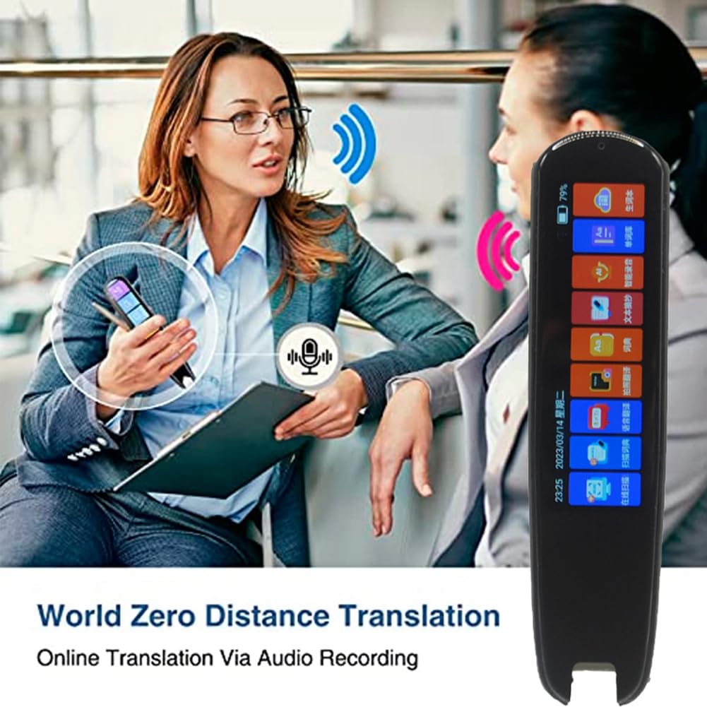 TRULOVE - Lettore di scansioni Traduttore e penna da lettura per dislessia autismo Smart Voice Scan Traduttore Penna Traduttore 134 lingue Traduzione facile da usare