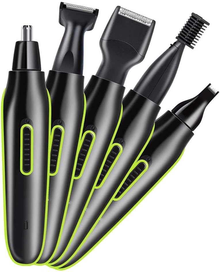 Body Grooming Set Ear and Nose Hair Trimmer for Men and Women, Nose Trimmer Nasal Hair Trimmers Clipper, Painless Facial Body Bikini Trimmer