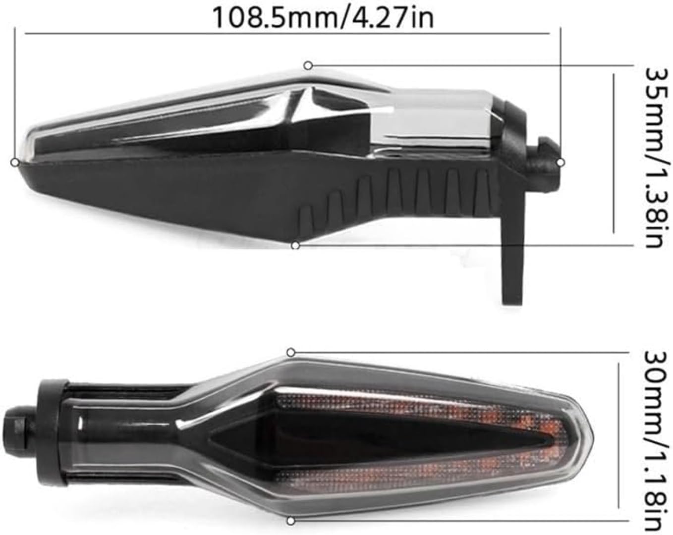 Generic Mini uniwersalne wskaźniki Dla Scrambler 400 Dla Sixty2 2016-2021 Lampa motocyklowa LED kierunkowskaz