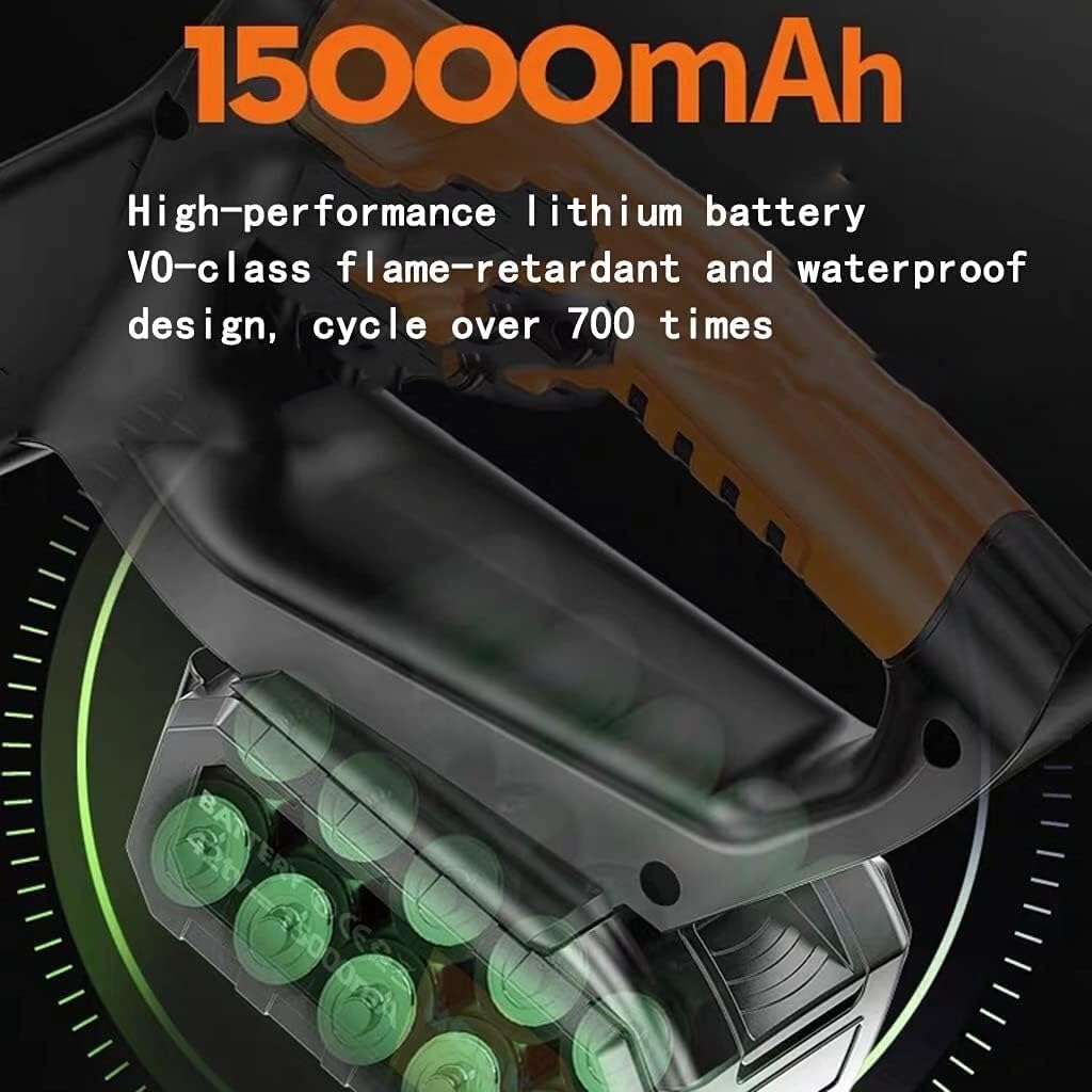 Mała kosiarka do trawy Bateria litowa Mała kosiarka do użytku domowego Elektryczna wielofunkcyjna ręczna kosiarka do trawy Przenośna i elastyczna kosiarka do trawy (Color : Orange, Size : Battery*2