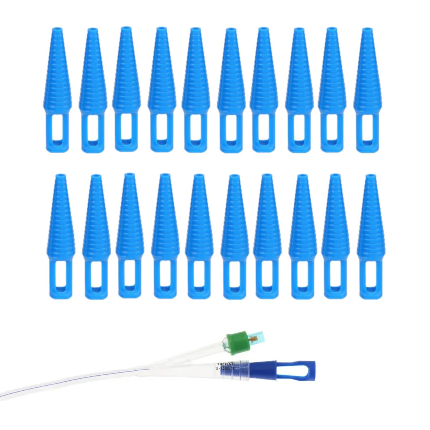 Catheter Plugs - 20 Pack for Leak Prevention -1