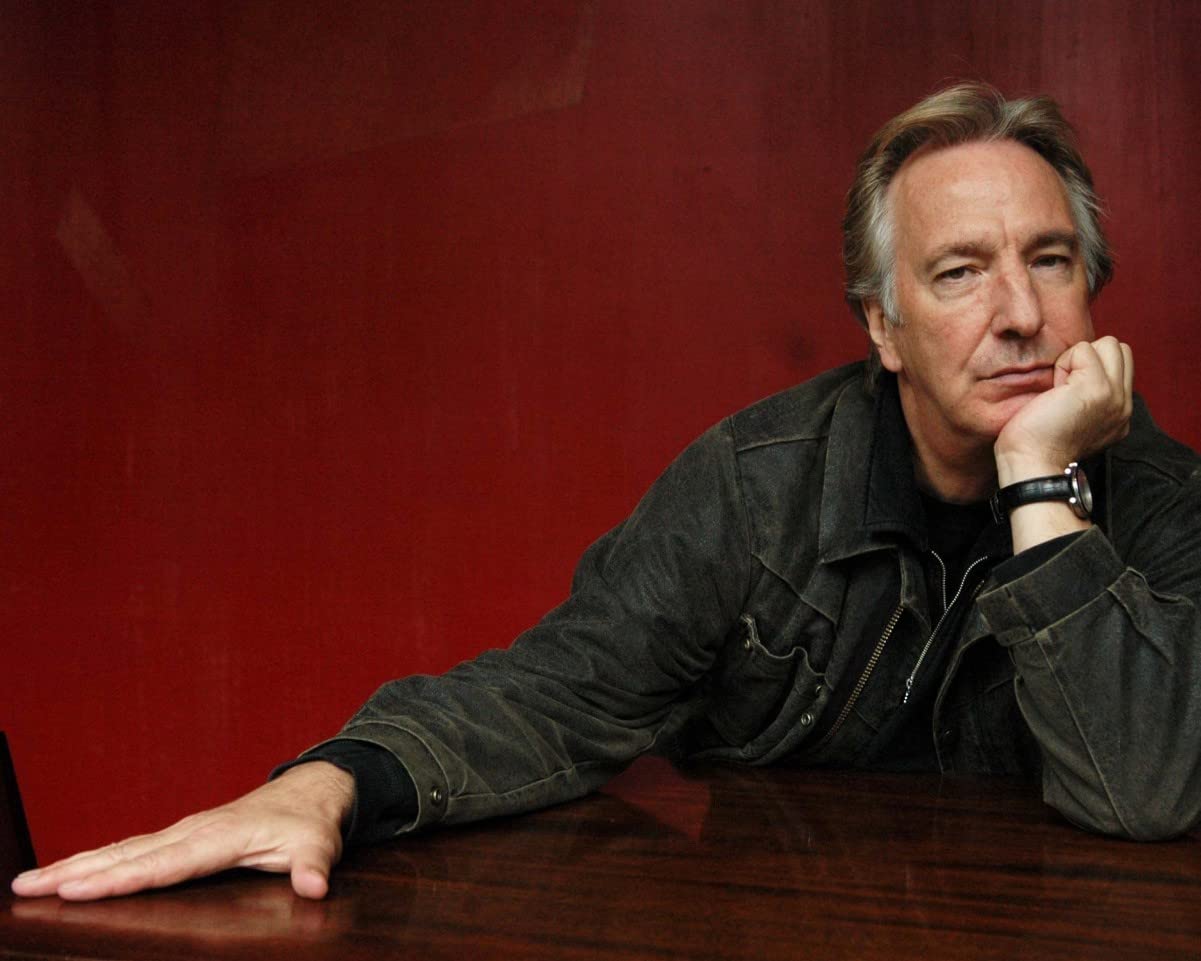 Worldphotographs Alan Rickman Photoshoot 10X8 Photo