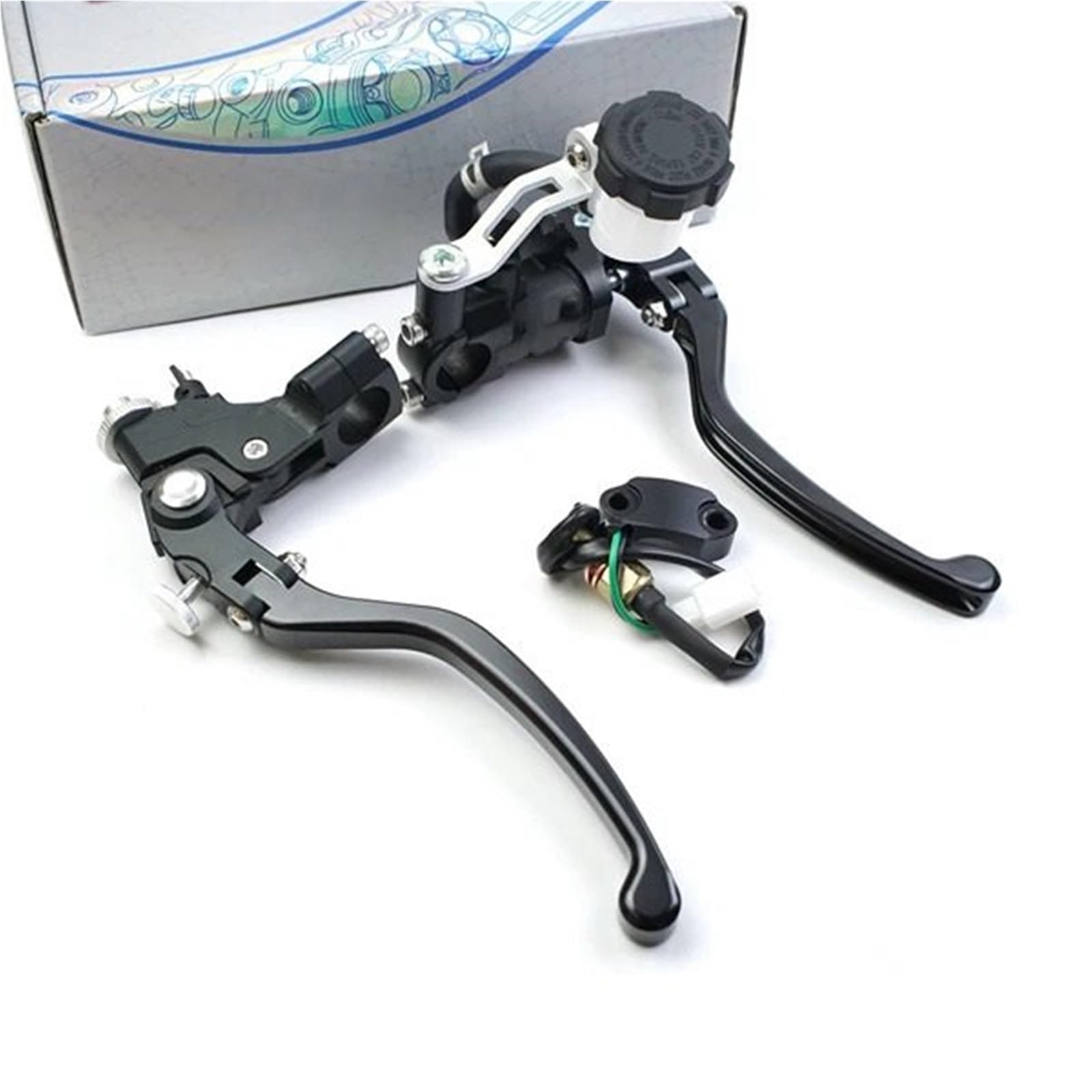 OAPNCBVY Hydraulic Brake Pump Clutch Motorcycle Master Cylinder Cable Line 7/8" 22 Fit for Yamaha Rear Brake Pump Forward Brake Pump