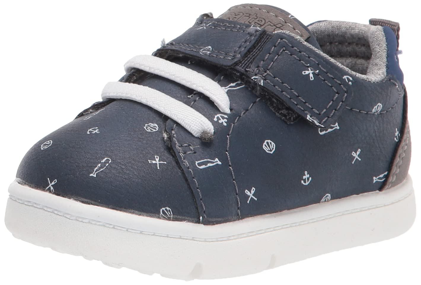 Carter's baby boys Park First Walker Shoe, Navy, 2.5 Infant US