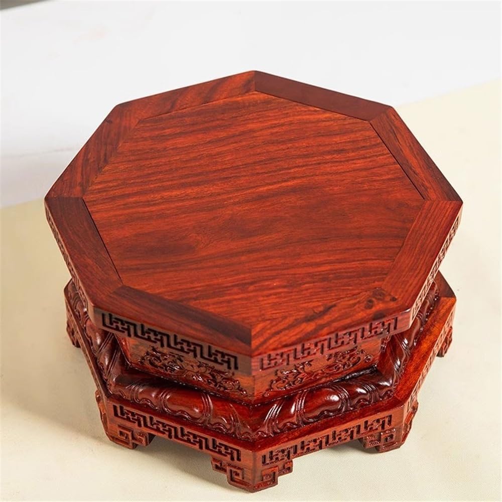 時代物 唐木花梨透かし彫り花台盆栽台 送料無料 時代物 唐木花梨透かし