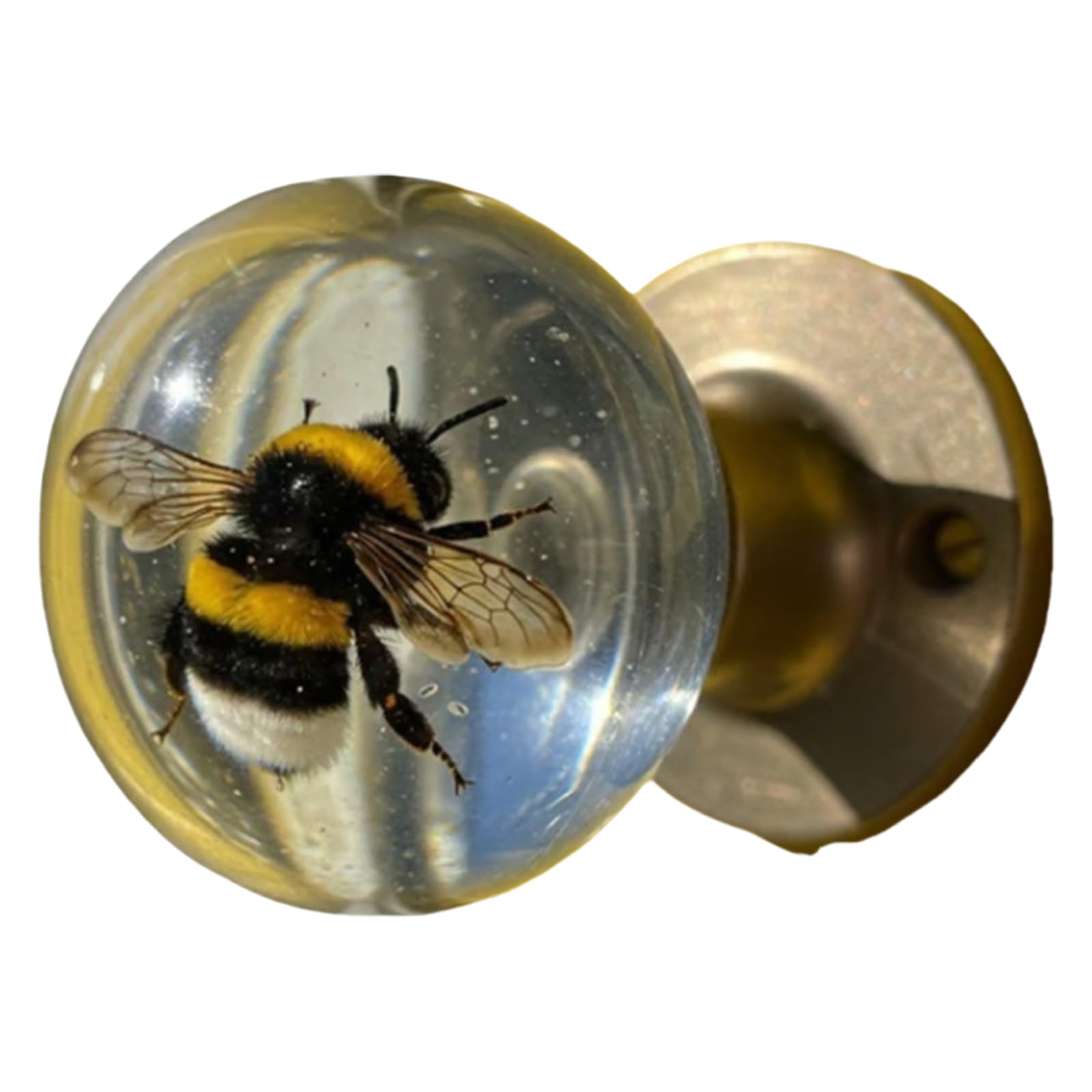 Lsttbo Honeyworm Nature Themed Flower Door Knob Retro Styles Round Bedroom Decoration Handcraft Artistics Door Handle Home Renovations Flower Handle