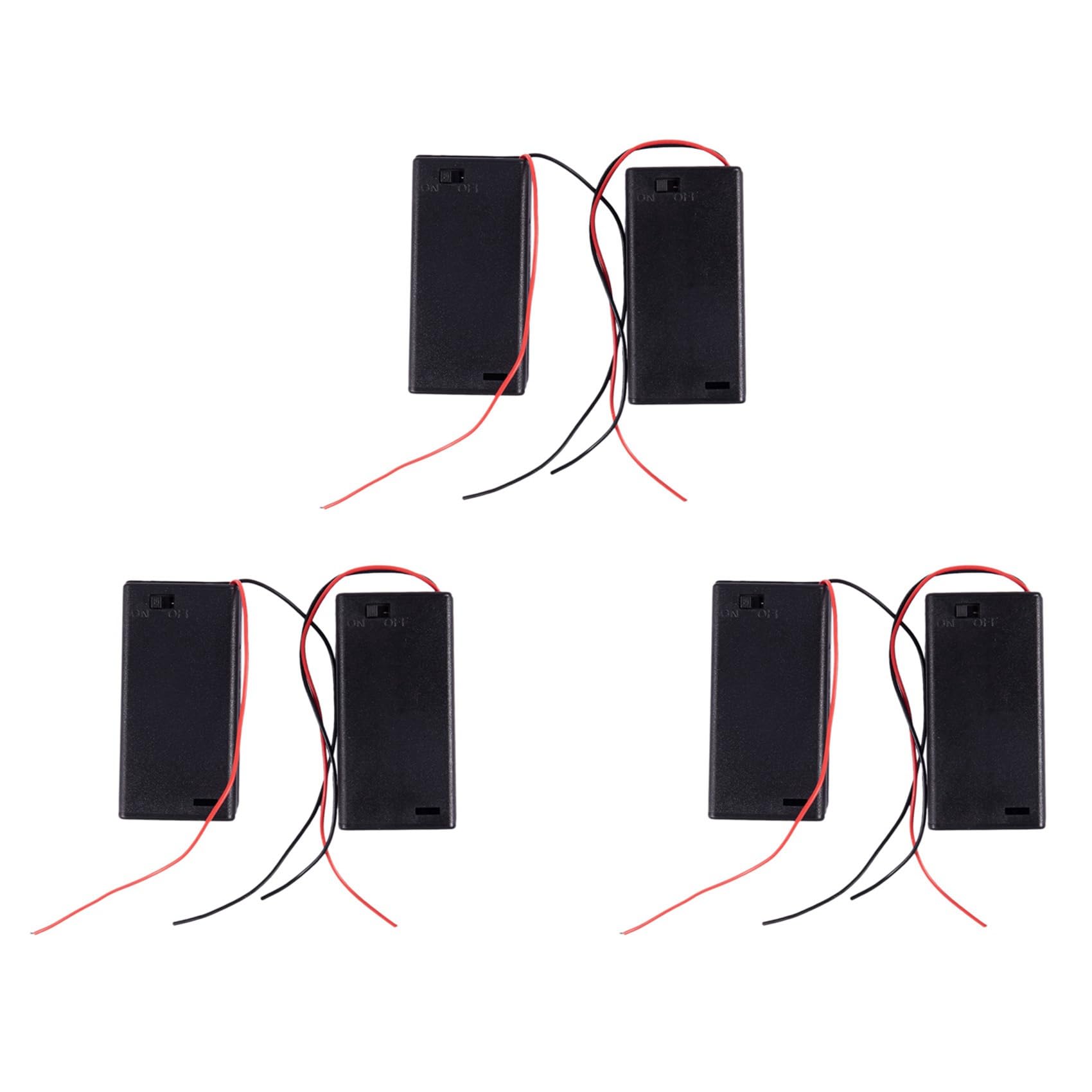 Sprressal 6 X AA 3V Battery Holder Case Box Slot Wired ON/Off Switch W Cover