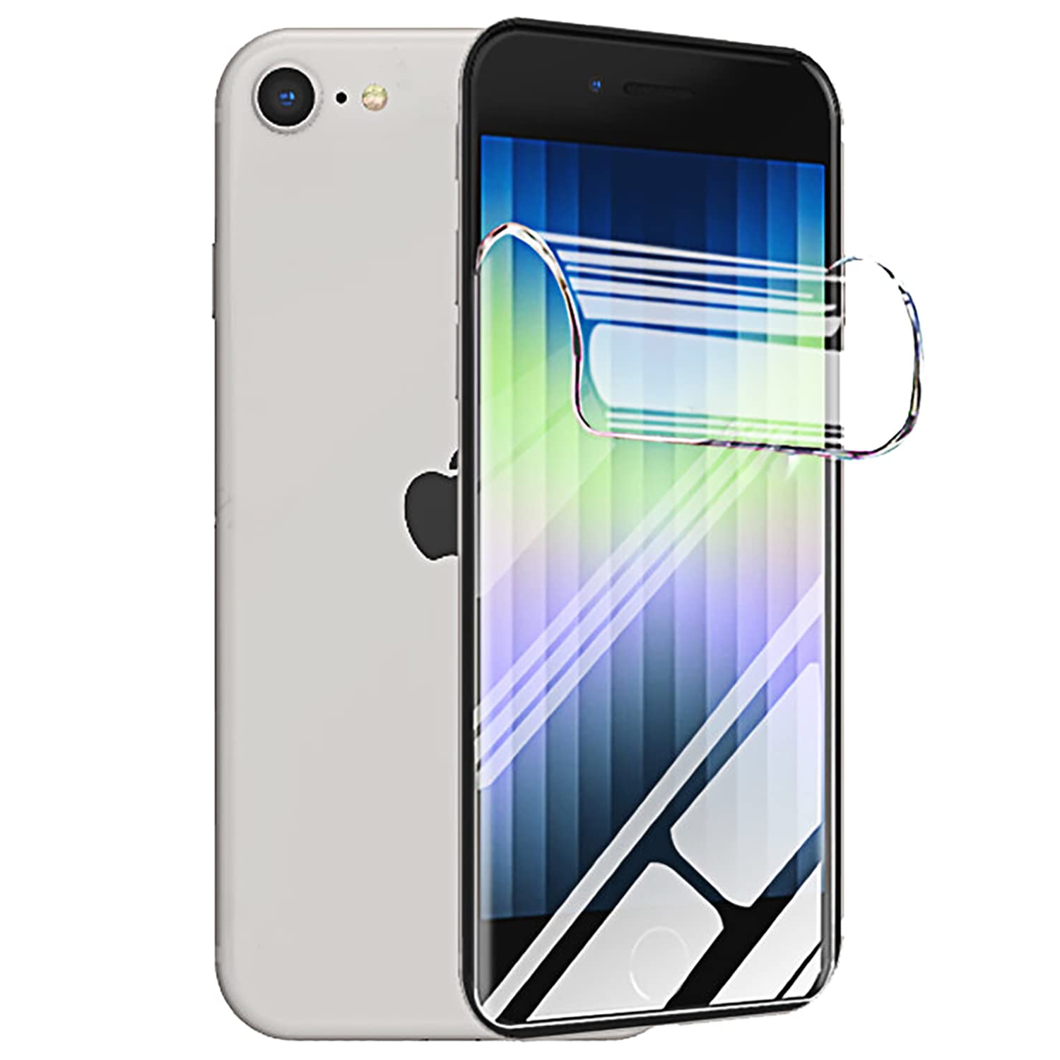 Pellicola Hydrogel 3D Per IPhone SE 2020 - Protezione Integrale Invisibile E Auto-Riparante