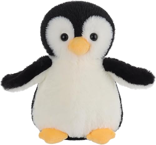 Apricot Lamb Antarctic Toys - Animal de peluche de pingüino negro, suave, perfecto para niños (pingüino negro, 8 pulgadas)