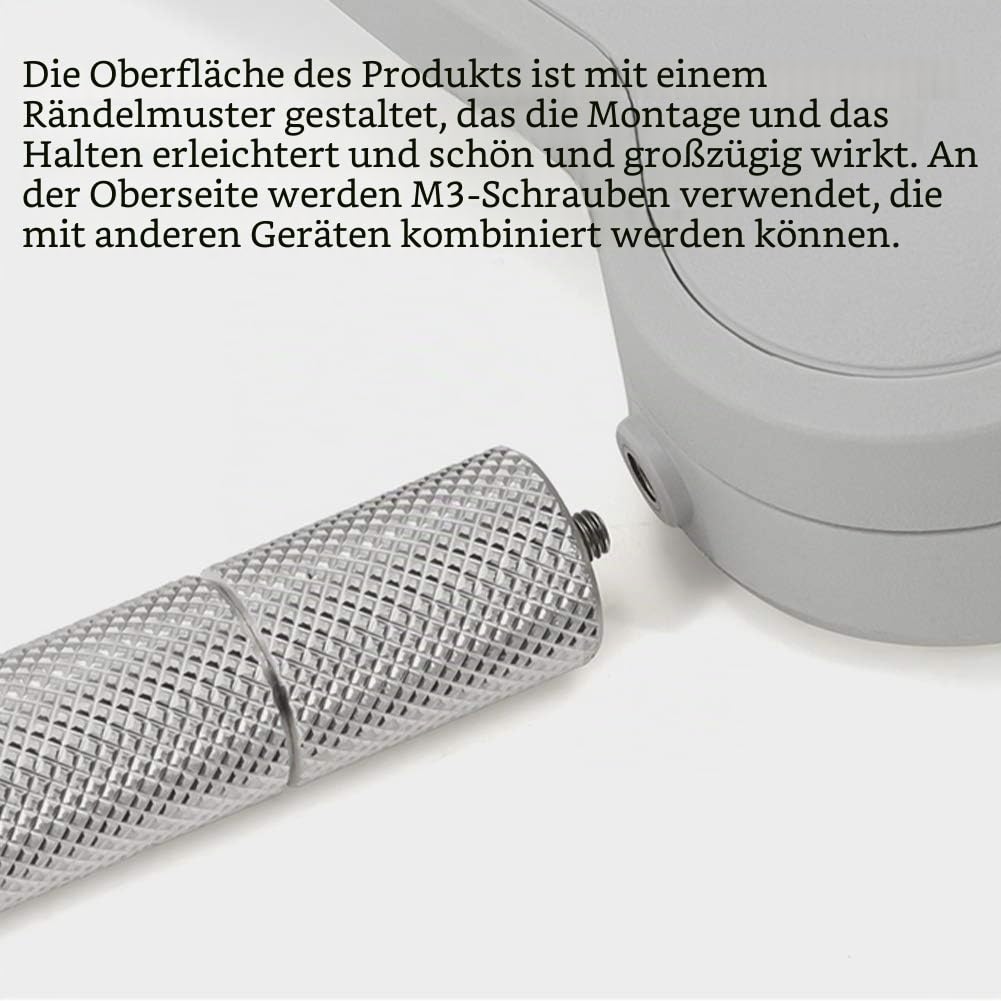 Yius Gegengewicht Gimbal Stabilisator, 3 Stück OM 4/OS MO Mobile 3 Gegengewicht Balance Zähler Gewichte Unterstützung 70 g Videoaufnahmen Zubehör für DJI OSMO Mobile 3 4 (Silber)