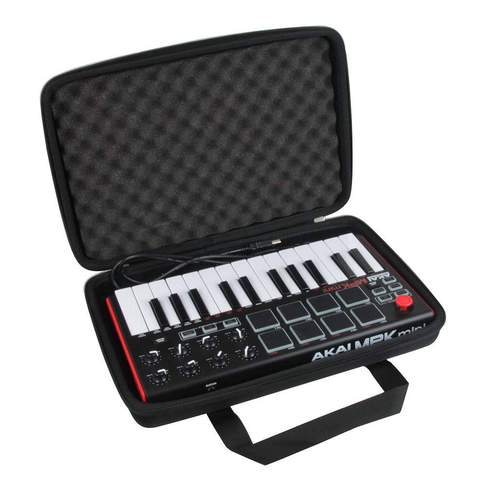 Hermitshell Hard Travel Case for Akai Professional MPK Mini MKII 25-Key