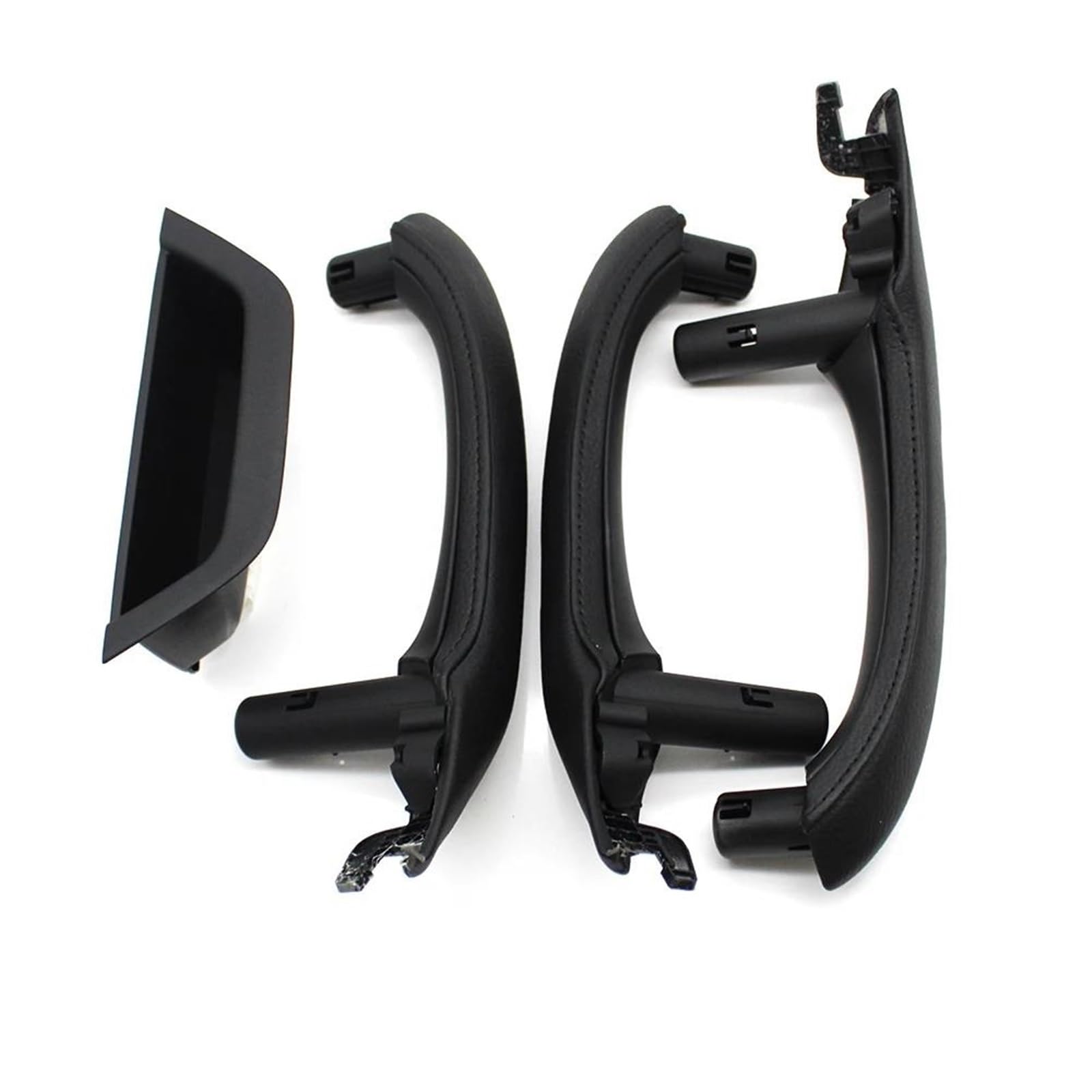 Lvxvmozeok One Color Interior Door Handle Armrest For X3 For X4 For F25 For F26 7Pcs Lhd Rhd Car Interior Door Pull Handle With Outer Cover Trim(Lhd Black)