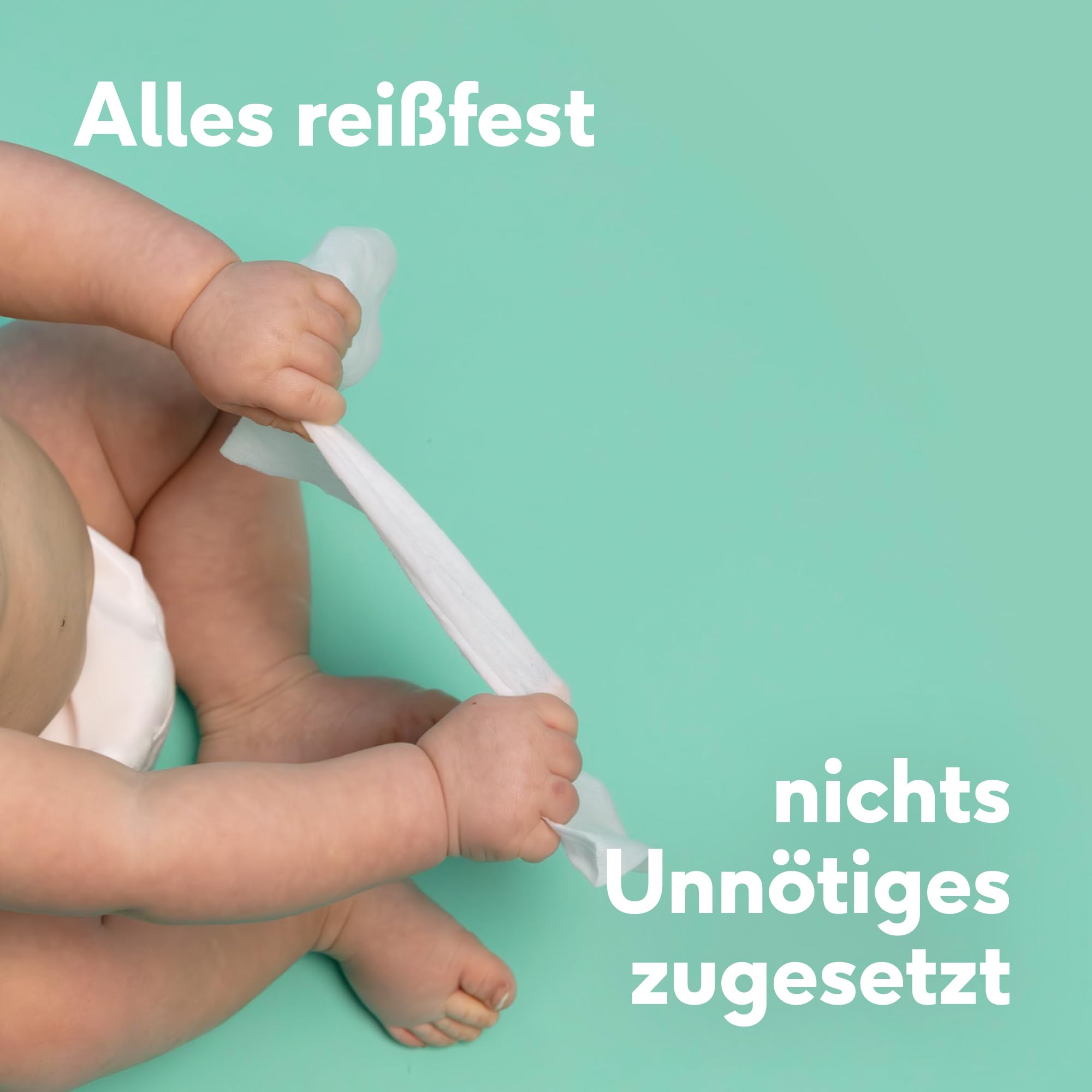 Naïf chusteczki nawilżane bez plastiku 1296 sztuk (24 x 54 chusteczki nawilżane) - pielęgnacja tyłka, ciała i twarzy dziecka - 99% woda - 0% perfumy i alkohol