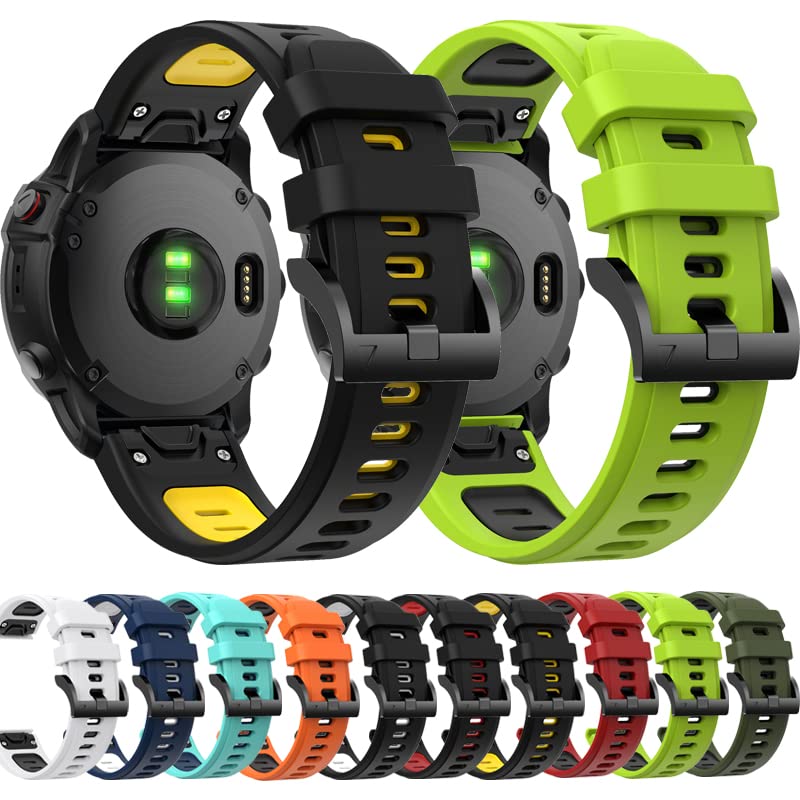 Correa de silicona de 22mm para Garmin Fenix 5 Instinct y Forerunner 945 2