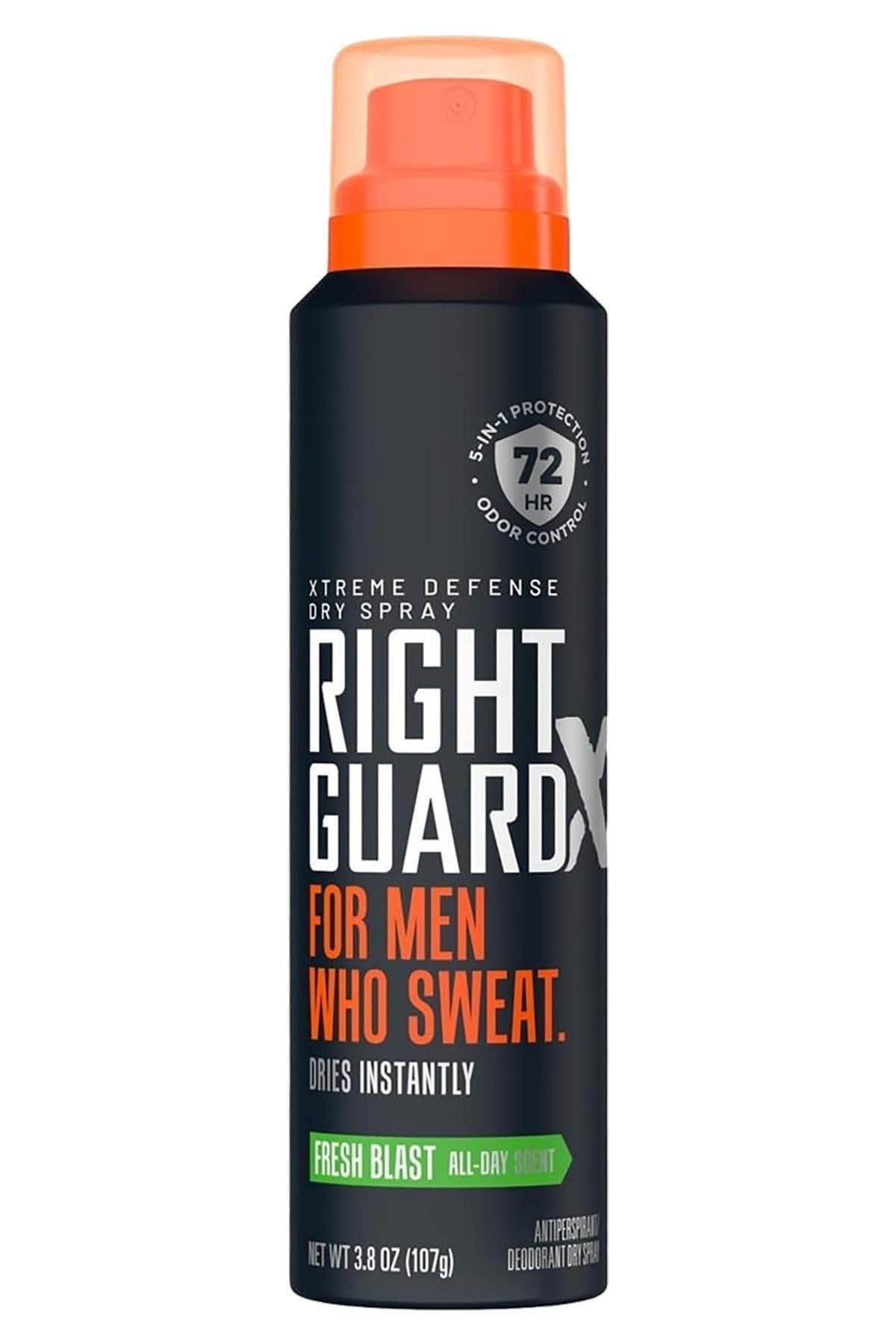Right Guard Xtreme Defense Fresh Blast Antiperspirant Sprey Deodorant 107Gr