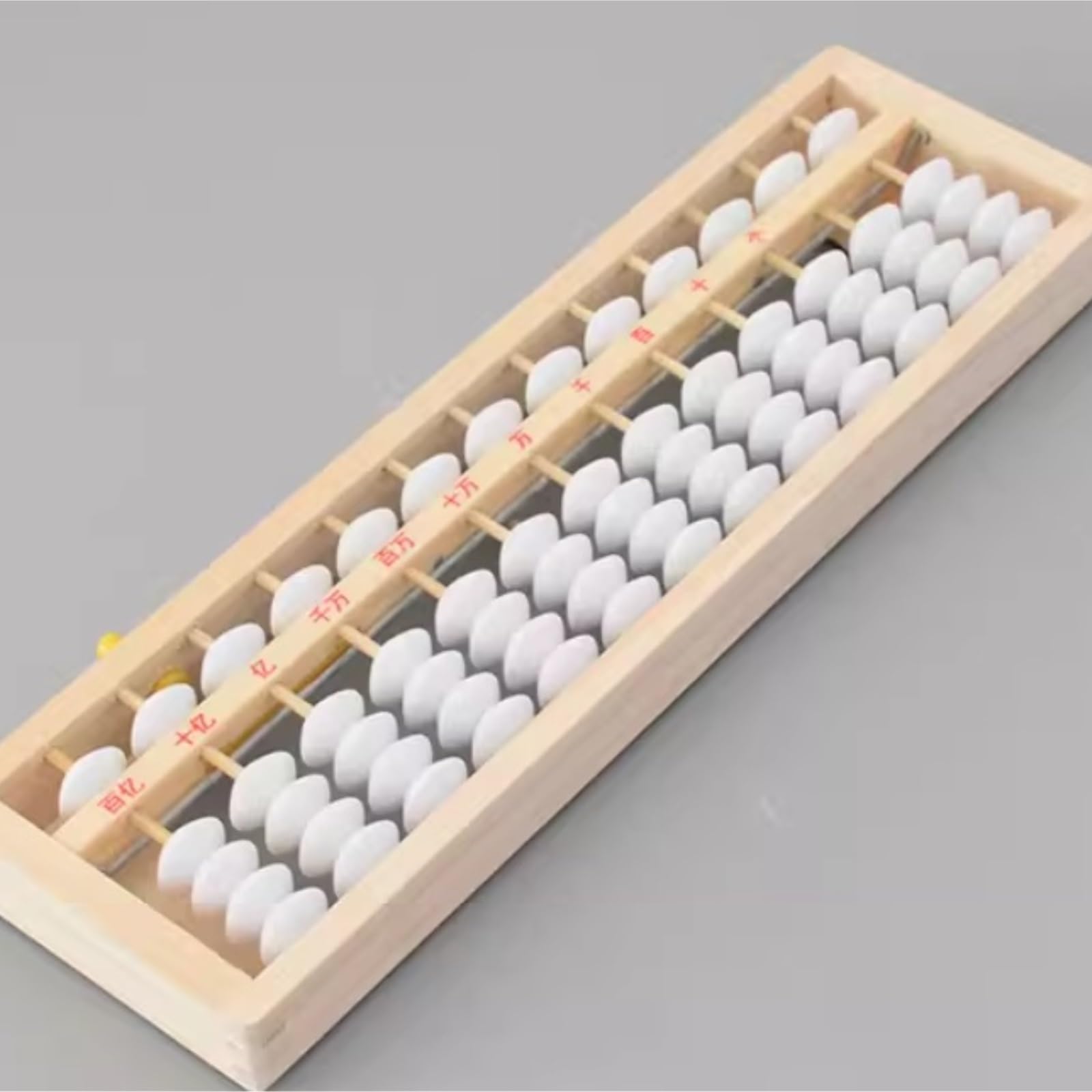 Abakus Chinesischer Abakus, Mathematische Berechnungstools, Alter Rechner, 13 Zeilen Mit Reset-Taste, Zählen for Anfänger Rechenrahmen