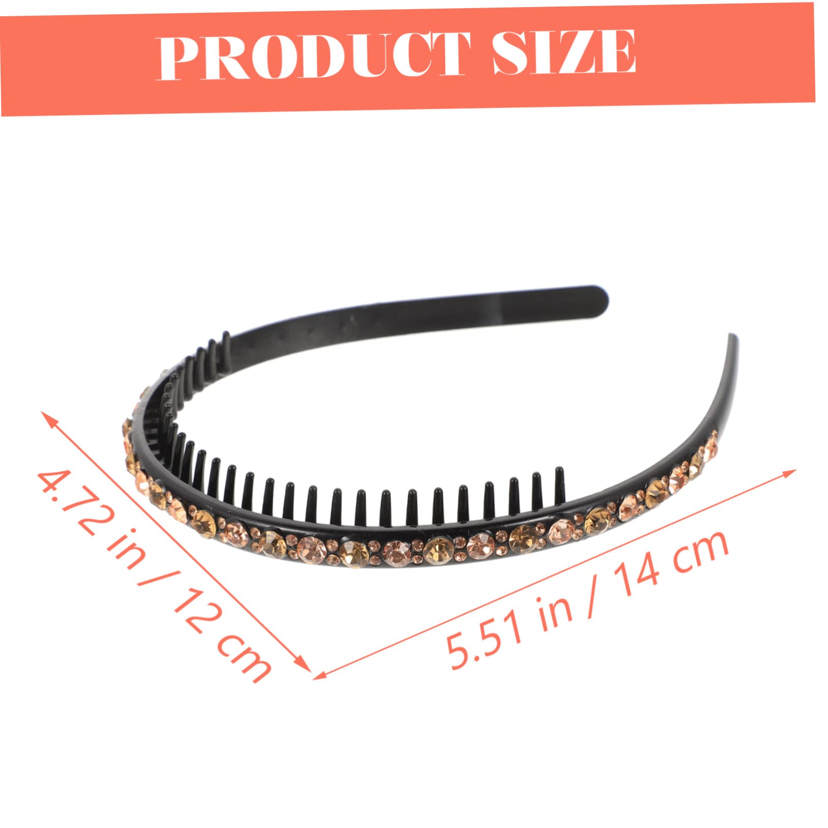 20 pezzi strass dentati per capelli cerchi per capelli per delicata testa sciarpa turbante bandana donna accessorio riutilizzabile per