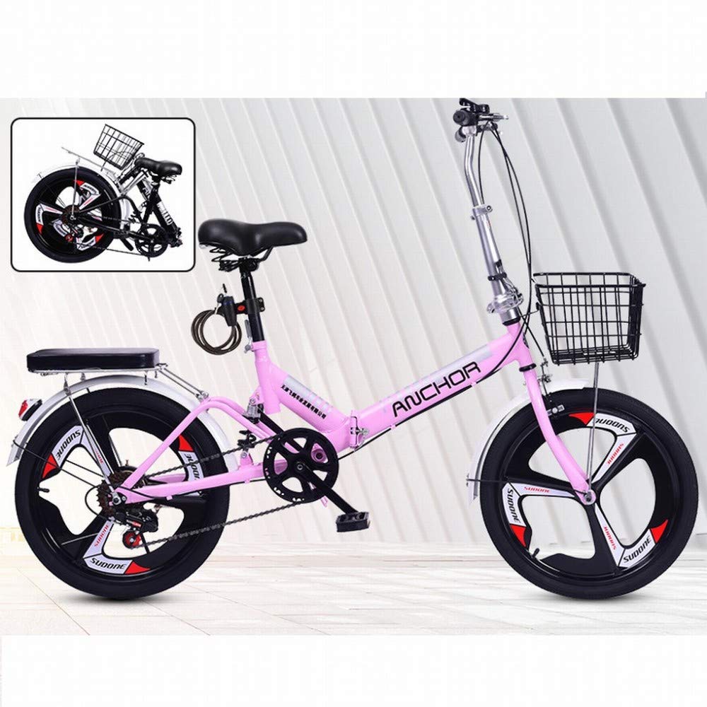 Vélo pliant 20 pouces MU léger à vitesse variable contre le manque de place
