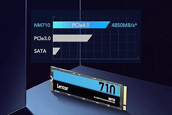 Lexar SSD M.2 1TB NM710 PCIe Gen4x4 NVMe