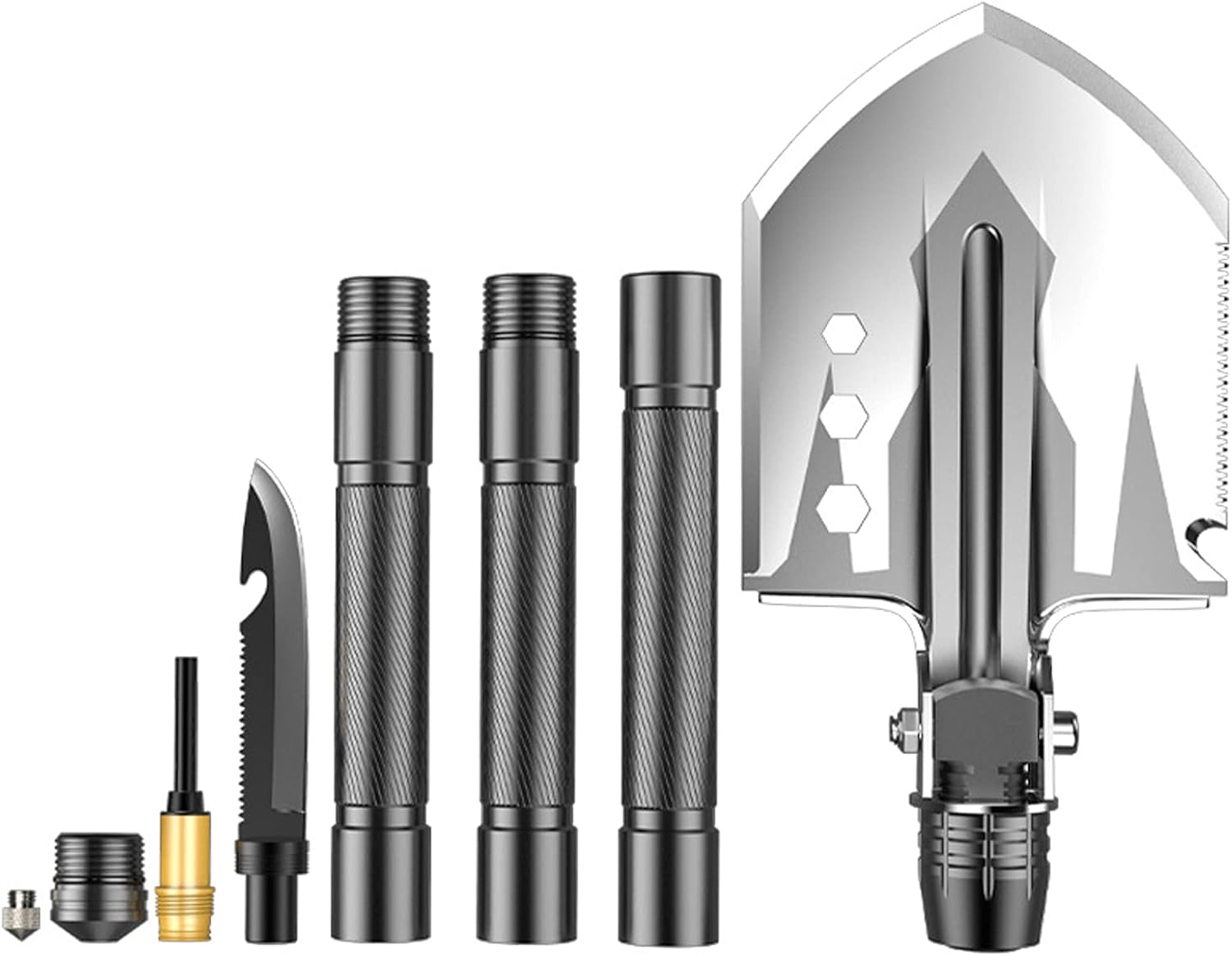 Shovel Multi Tool Ultimate Survival Tool Survival Shovel Tactical Shovel Camping Shovel Folding Shovel Multifunctional Survival Shovel 29.9 in