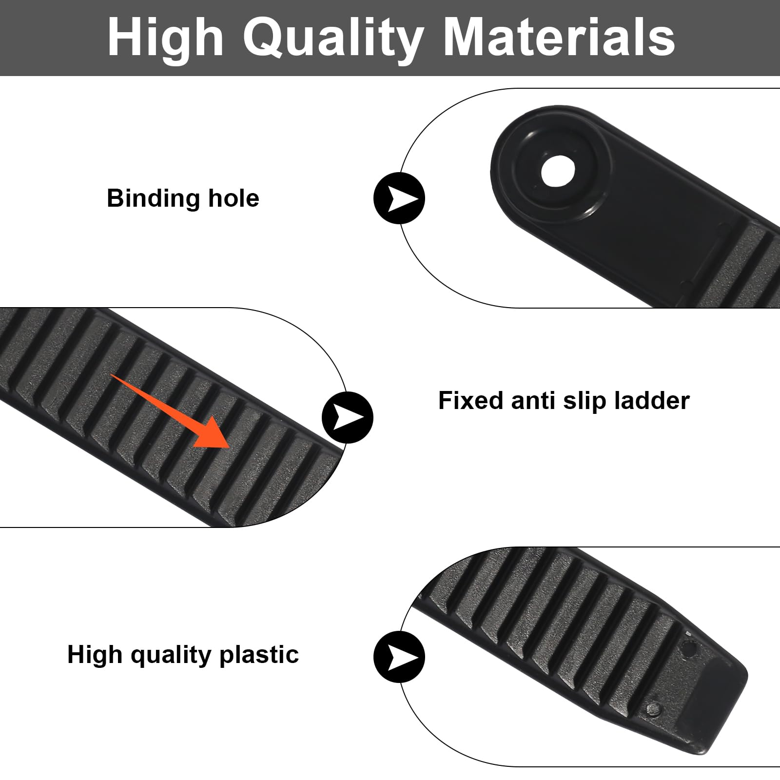 Sangles de Fixation pour Snowboard 3 Paires