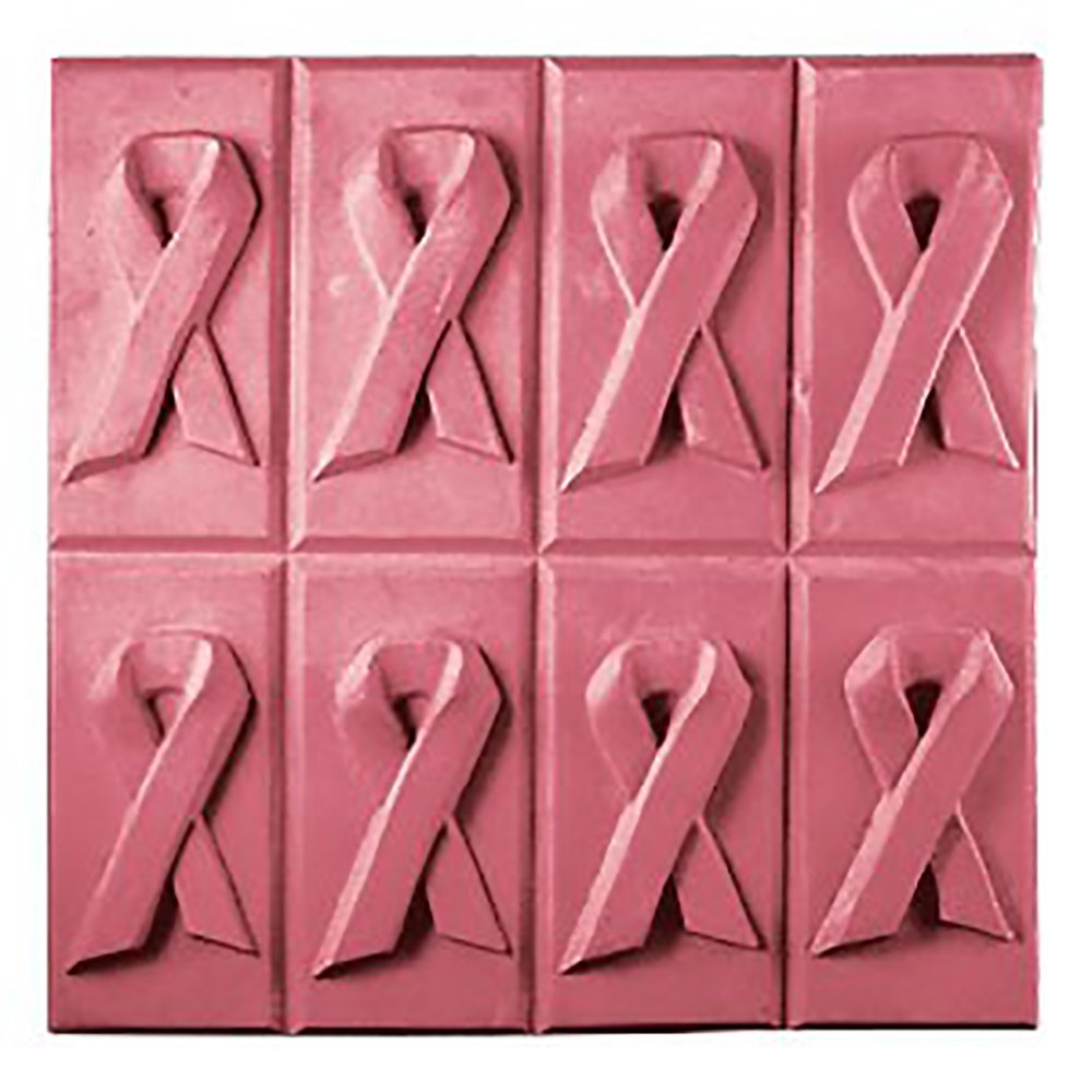 Cybrtrayd Milky Way Ribbons Soap Mold, 4" x 2" x 1.25", Clear