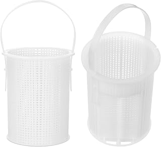 Geelin 2 Pcs Pool Pump Basket Replacement Compatible with Pentair Generic 36343, R38024, 355318, V36-192 Pool Strainer Skimmer Basket for Swimming (White)