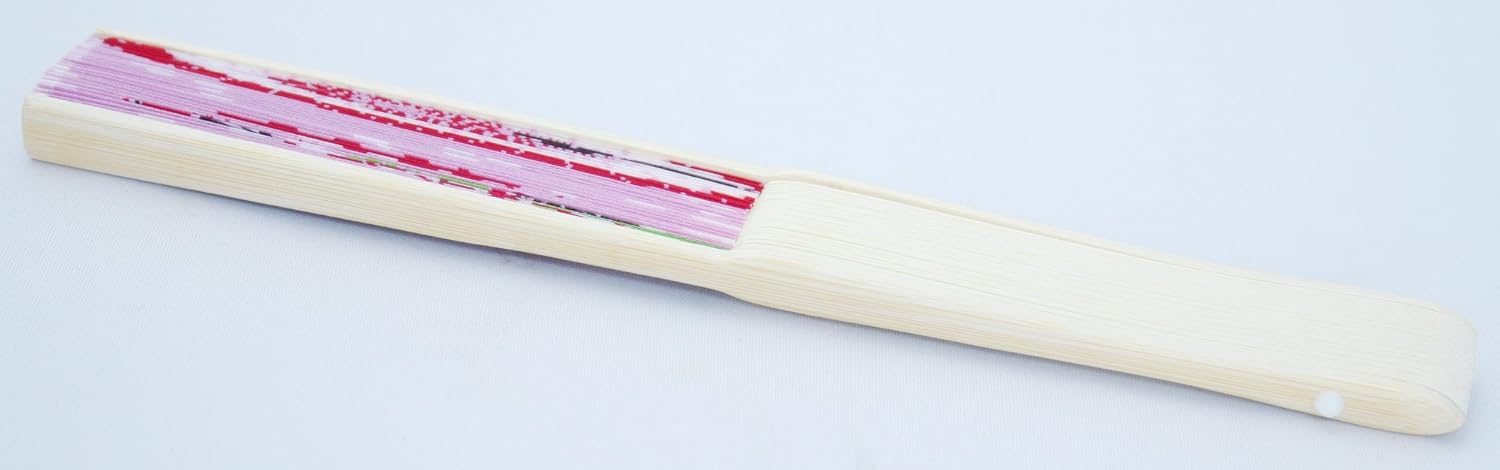 Japanse Flower Pattern Silk Sensu Folding Fan