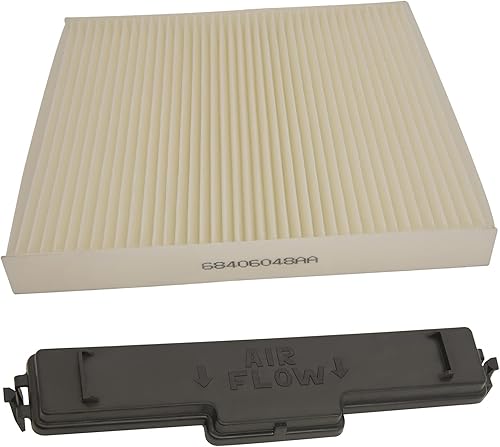 Kit de filtro de aire de cabina compatible con Dodge Ram 1500 2500 3500 Reemplazar 68406048AA 68318365AA 68052292AA 5058693AA