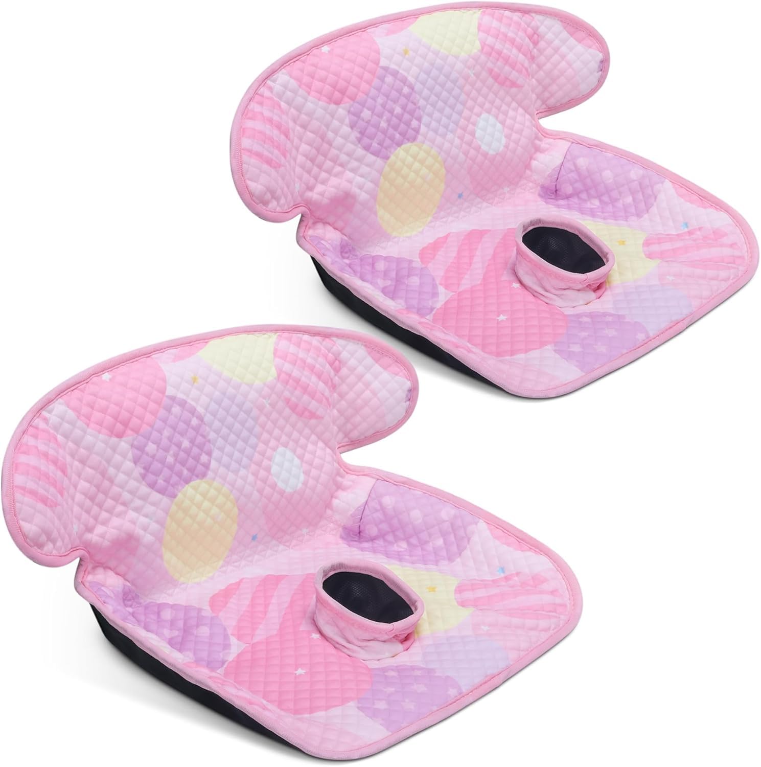 INFANZIA Protections de siège de Voiture Imperméable Anti-Fuite​​ pour bébé, Rembourrage Doux et Confortable, Coussin d'apprentissage de la Propreté pour Tout-Petits (Rosa, Lot de 2)