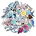 50pcs Vinyl Waterproof Stickers Pack for Hydor Flask Water Bottle, Cute Trendy Stickers for Laptop Computer Stateboard, Cool Stuff for Teen Girls Kids