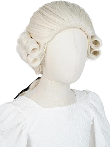 Vista 43 de Pelucas de sirena para niños y niñas, 21 pulgadas de largo, rizadas, color rojo oscuro, peluca de onda de sirena con clip de estrella de mar