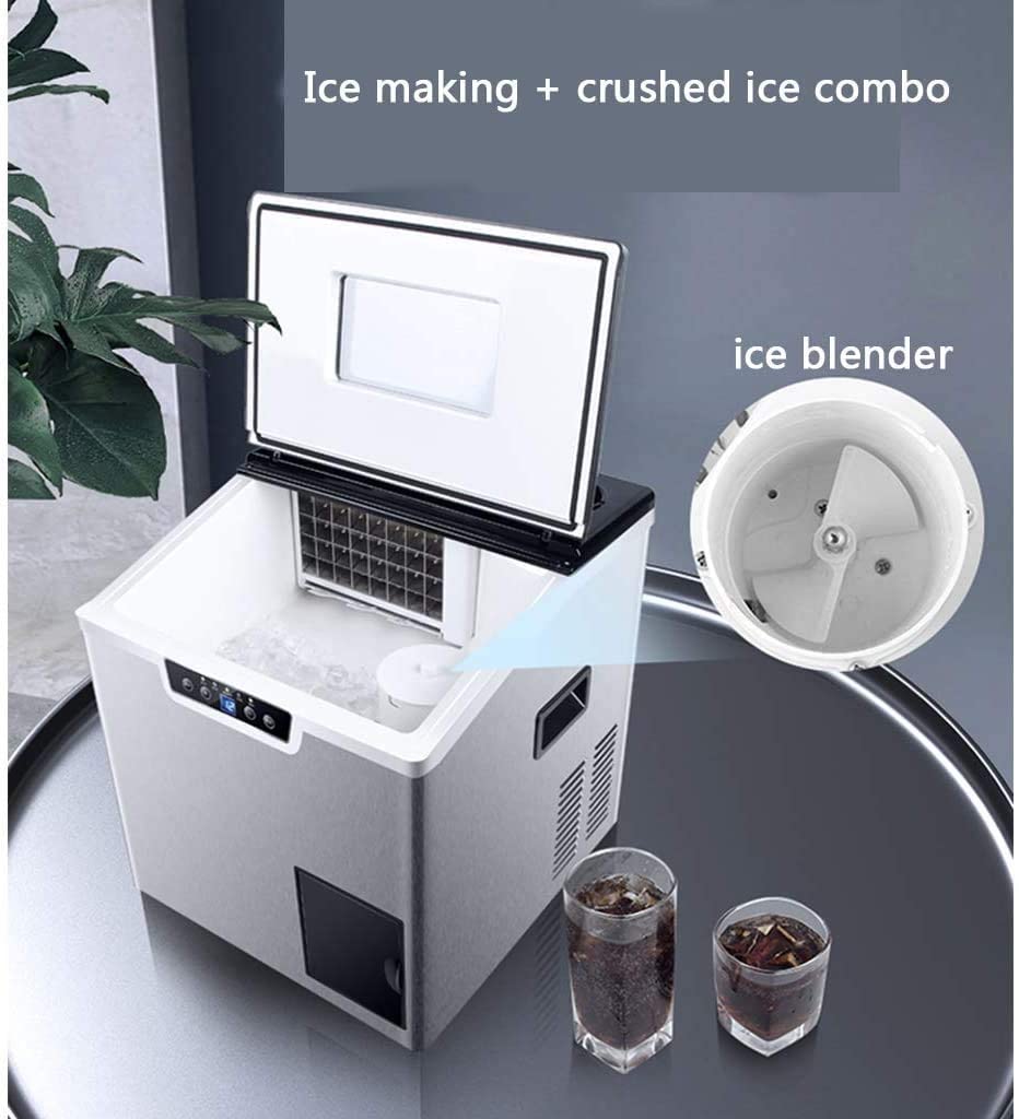 Portable Ice Maker, Countertop Ice Machine with LCD Display,Ice Making Crushed Ice 2-in-1 (Fangbing 32 Ice Trays) (Fangbing 32 Ice Trays)