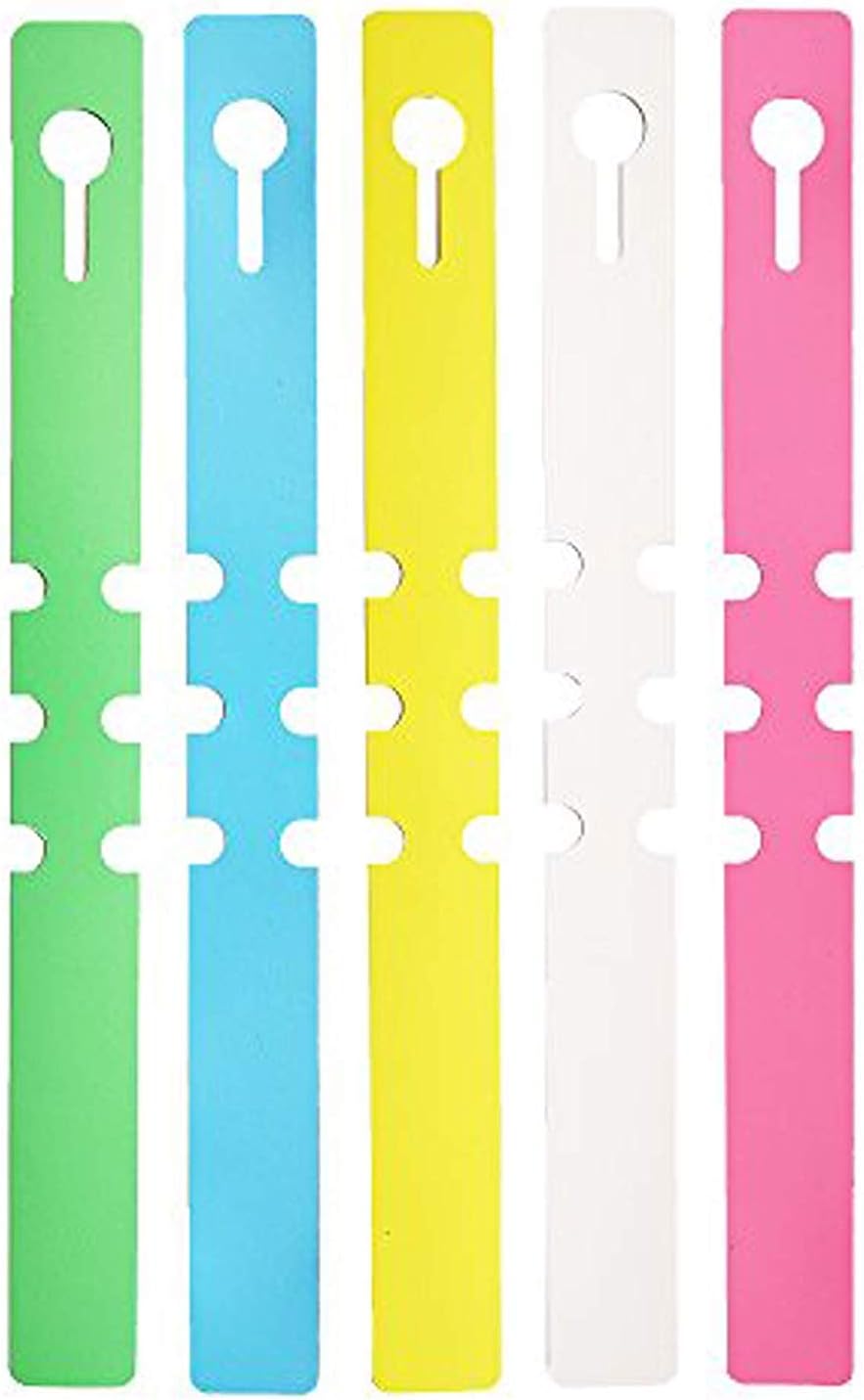 MR-LABEL® Wrap Around Plastic Plant Nursery Garden Labels Tags-Waterproof- Assorted Color(200pcs)