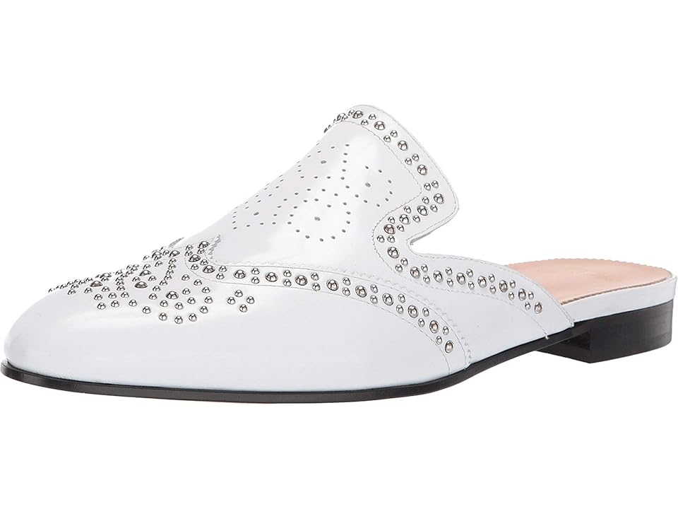 

J.Crew Academy Loafer Studded Mule (White) Women's Shoes