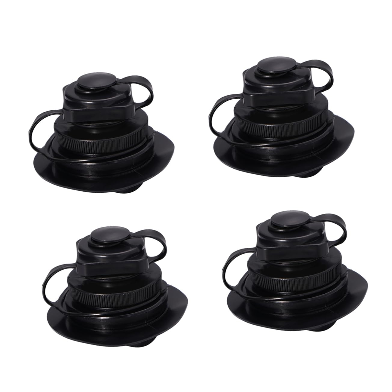 TOYANDONA Ugello del Gas di Boston Barca Gonfiabile Gommone Adattatore di Gonfiaggio Inflazione Valvola dell'Aria della Barca Adattatore Tubo Pompa di Gonfiaggio PVC Nero