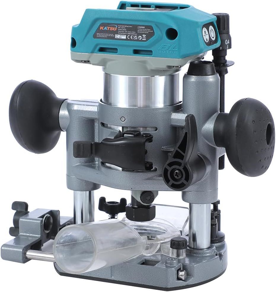 KATSU FIT-BAT 18V Brushless Cordless Wood Trimmer Laminator Router ...