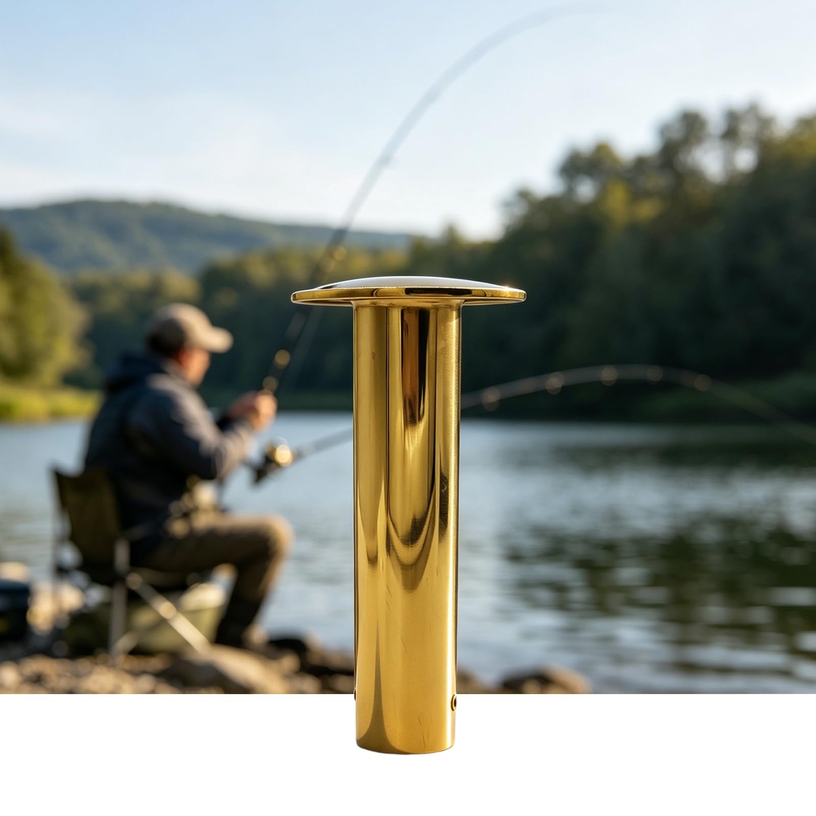 Supporto per canna da pesca resistente alla corrosione per barche | Supporto per canna da pesca in acciaio inossidabile con rivestimento antiruggine con stabilità migliorata