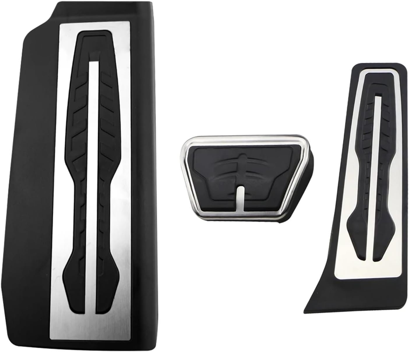 Car Pedal Cover Compatible for BMW 7 Series 740i 750i 750Li G11 G12 LHD Gas Fuel Brake Pedasl Non-Slip Foot Rest Pad Accessories(2Pcs at)