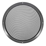 X AUTOHAUX 10'' Titanium Tone Car Audio Speaker Cover Mesh Subwoofer Grill Horn Glossy Guard...