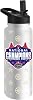 Logo Brands 2025 Mens March Madness NCAA Basketball National Champions Florida Gators 34 oz Quencher Bottle - NCAA Commemorative Championship Design